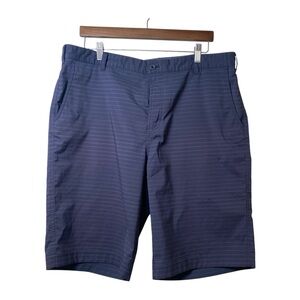 Nike Golf Tour Performance Dri-Fit Black and Grey Striped Shorts, 38